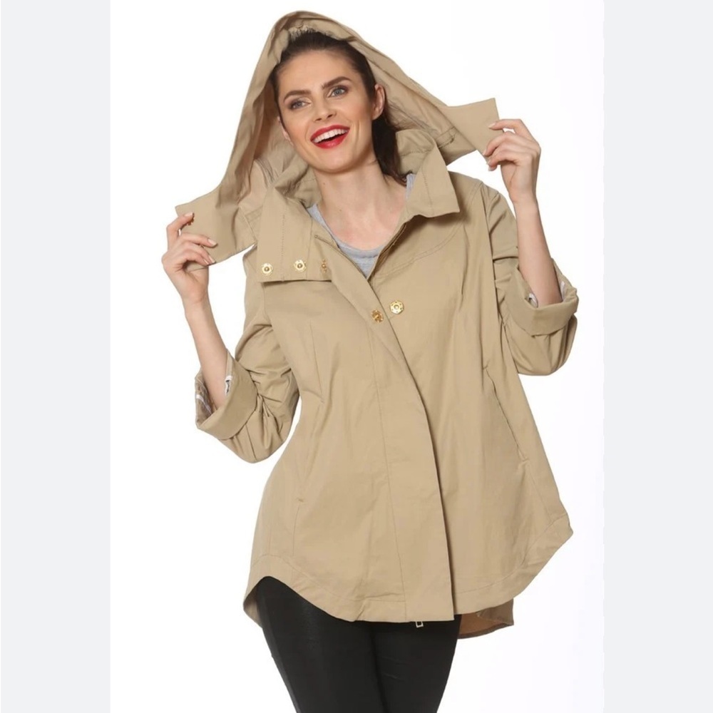 Nikki Jones Casuals spring jacket khaki size Large